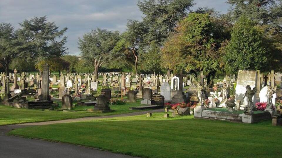 Surbiton Cemetery On Lower Marsh Lane.