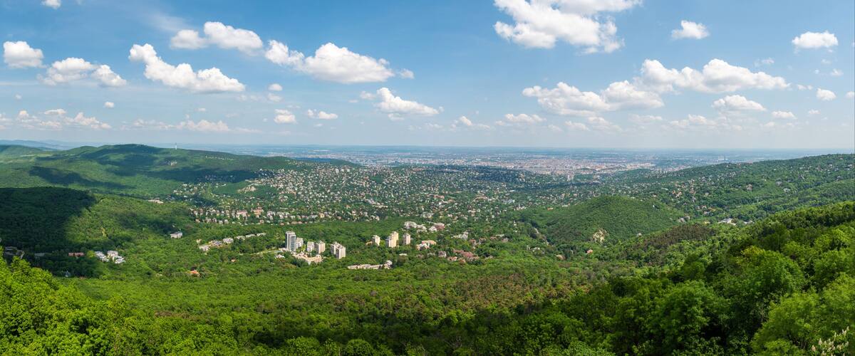 View over Budapest, the capital of Hungary