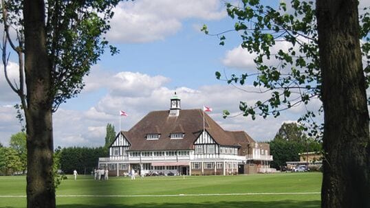 The pavilion at the HSBC Sports and Social club, Beckenham - formerly the Midland Bank Sports Ground