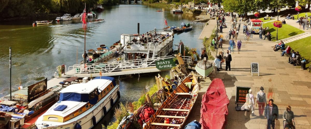 A sunny on the river.