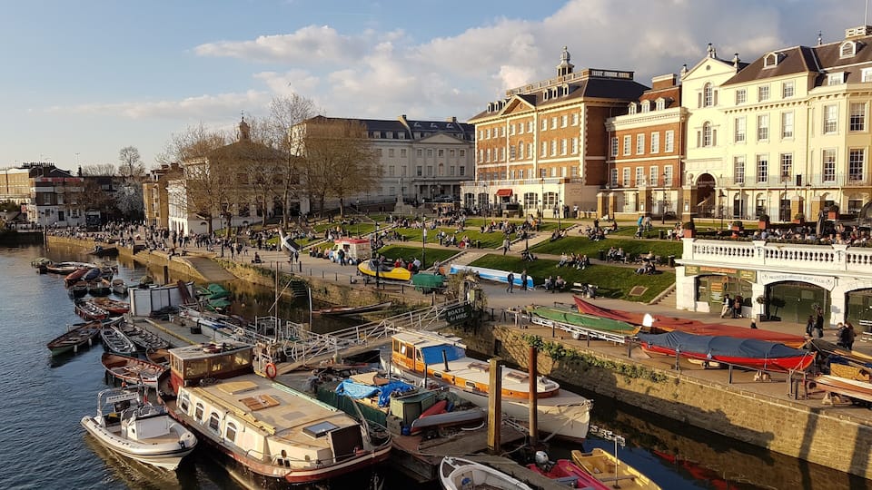 Richmond bridge boatbuilders view