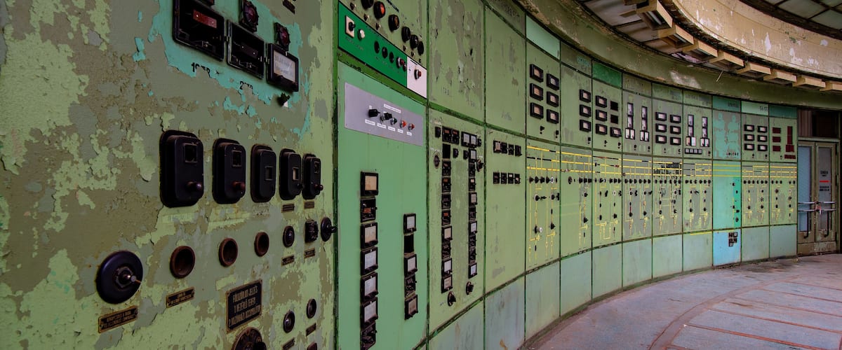 Europe Hungary Budapest Abandoned place. abandoned, ruin power plant in Kelenfold.