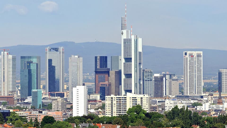 Cityscape of Frankfurt am Main, Germany