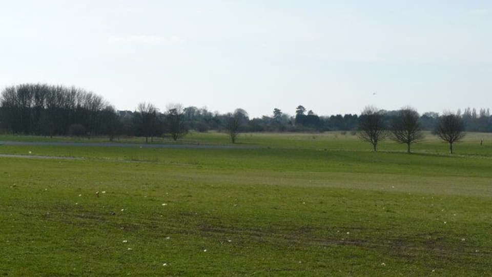 Croydon Airport View to the south-west. In the distance, part of the perimeter road can still be seen.