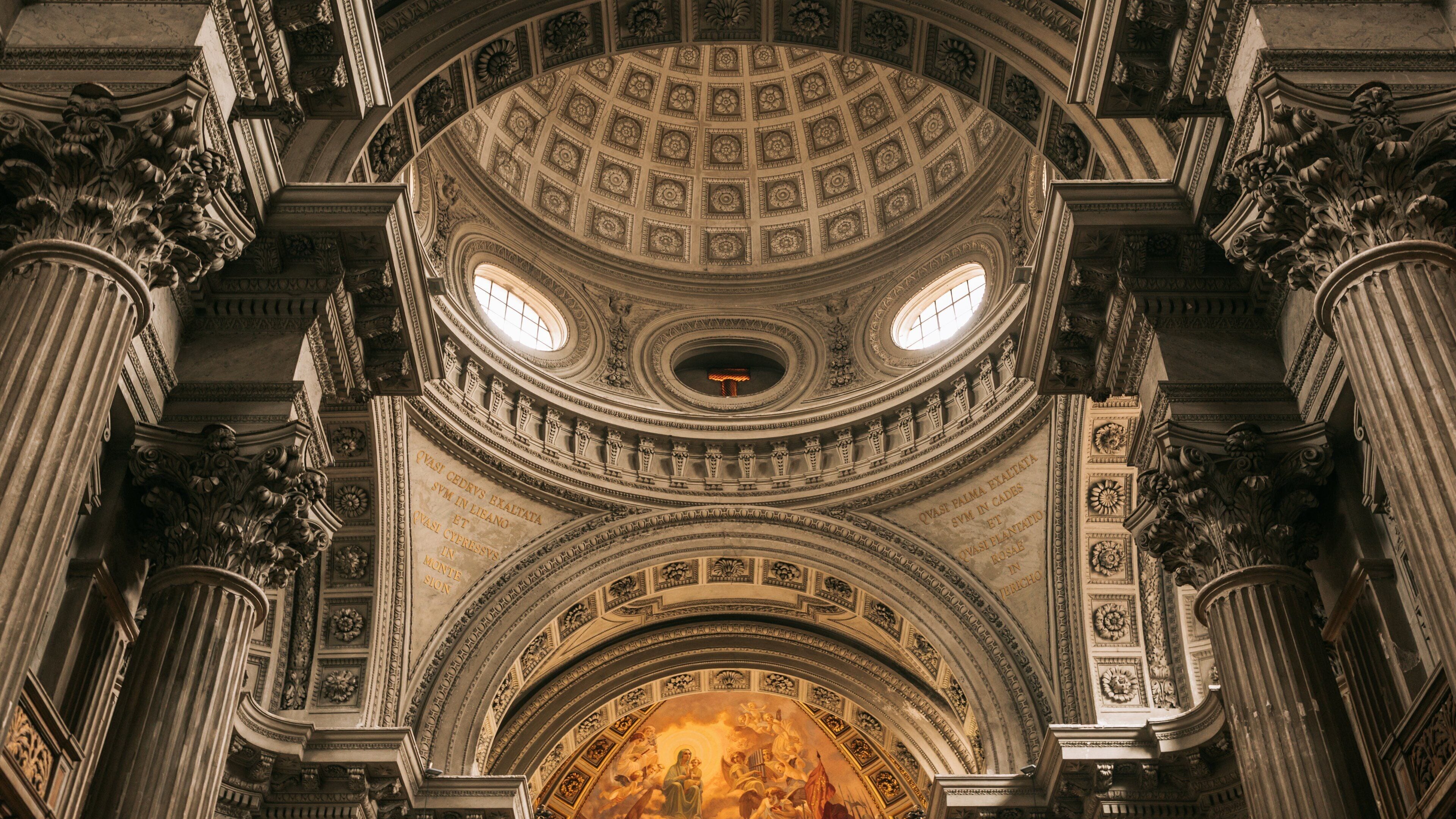 Sant\'Angelo showing interior views, heritage architecture and heritage elements