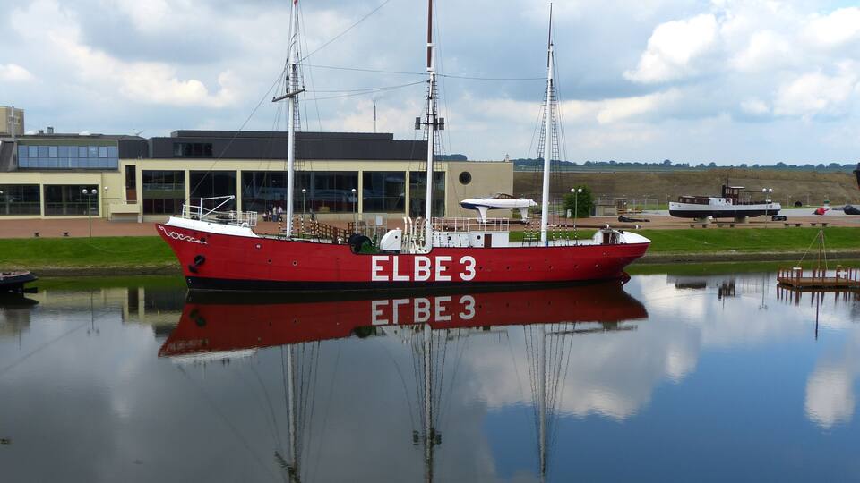 Feuerschiff "Elbe 3" in Bremerhaven,