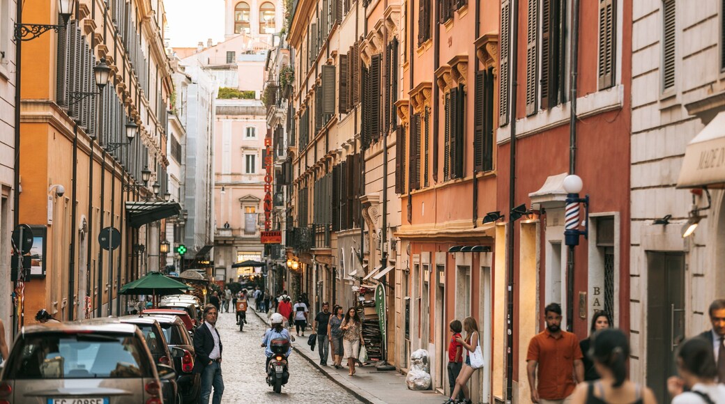 Campo Marzio featuring street scenes and a city