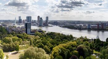 The Skyline of Rotterdam Holland