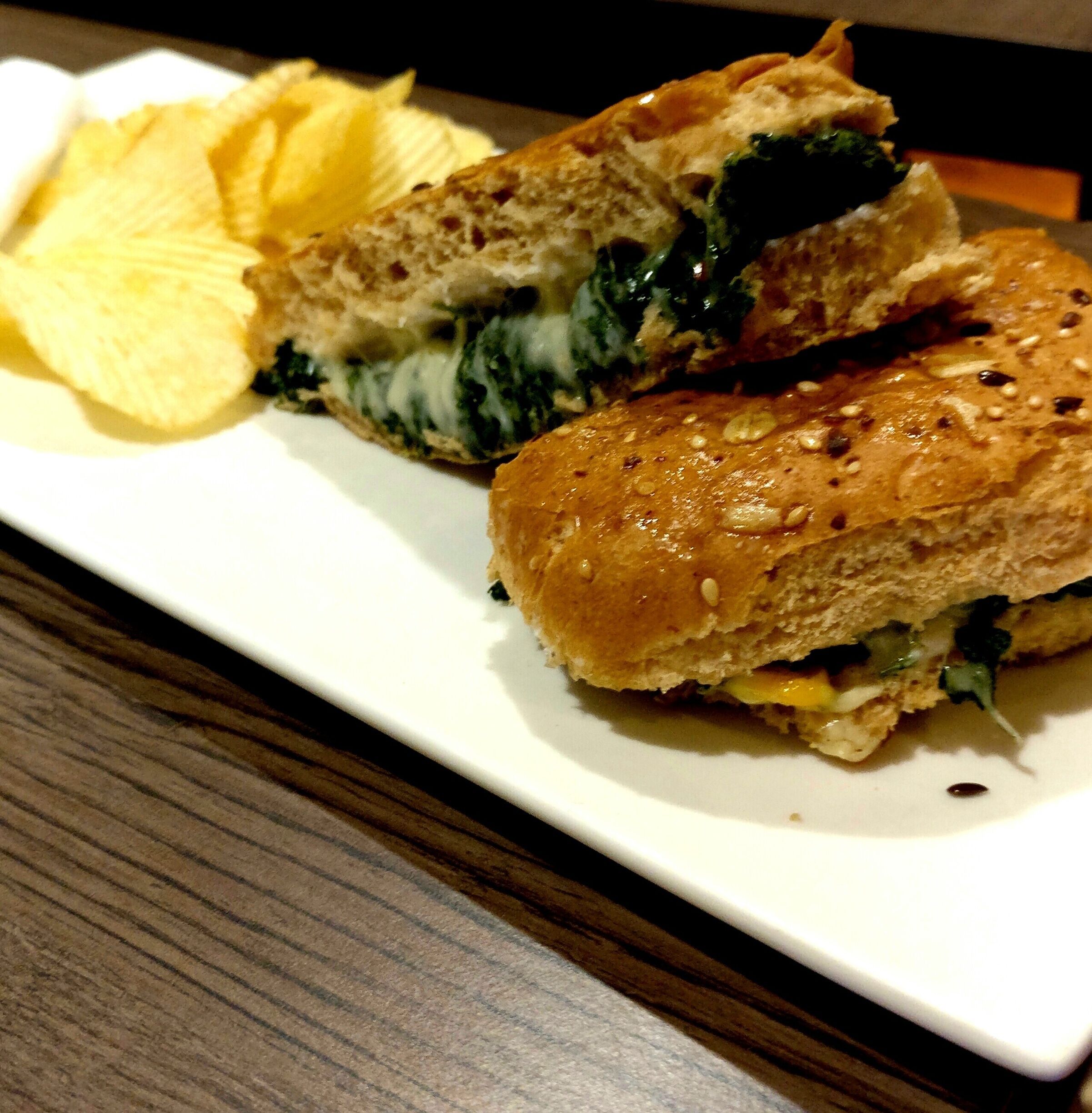 Best combination ever = spinach+cheese+corn