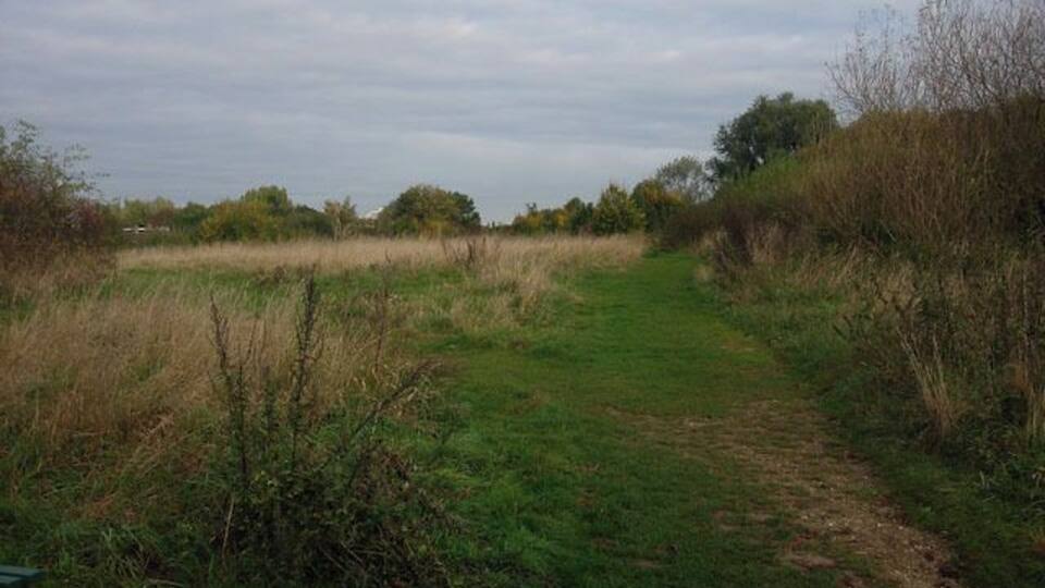 Riverside path Following the Hogsmill as far as the railway bridge.