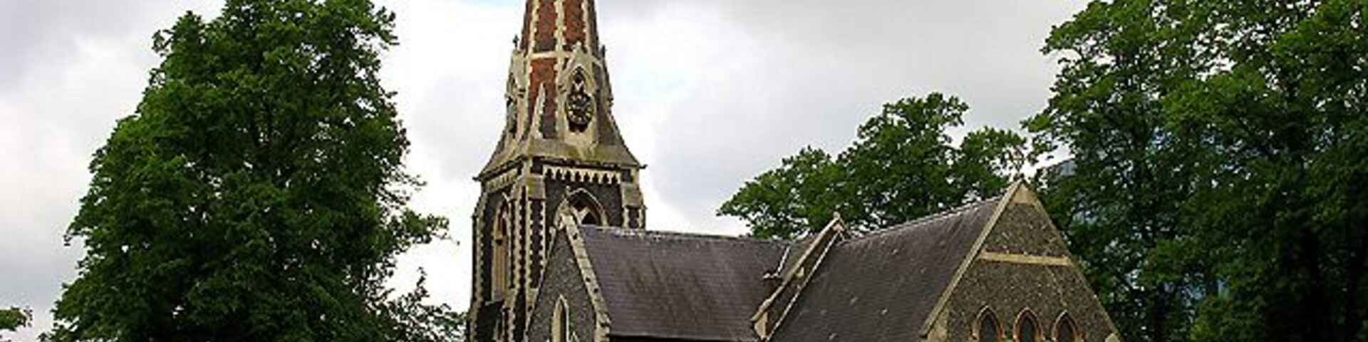 Christ Church, Turnham Green, London W4, seen from the southeast