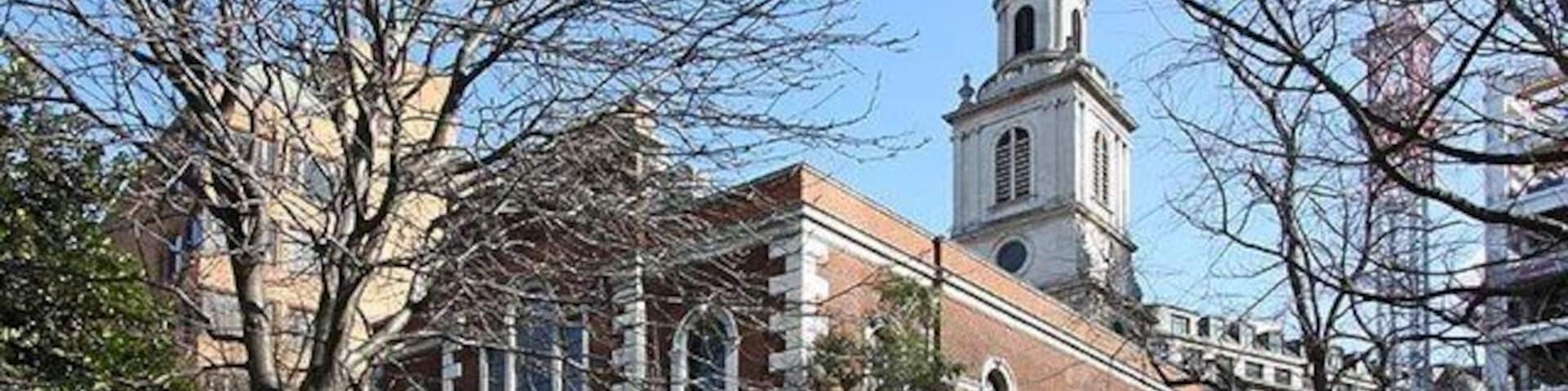 St Botolph without Bishopsgate, near to Shoreditch, Islington, Great Britain.