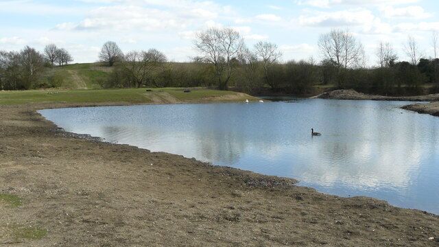 Seven Islands Pond, Mitcham Common The view towards Croydon. http://www.mitchamcommon.org/