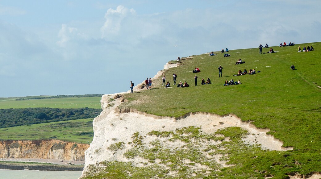 English cliffs of seven sisters