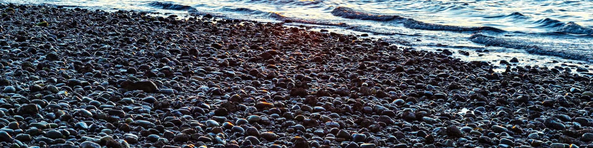 Carkeek Park Beach at Sunset