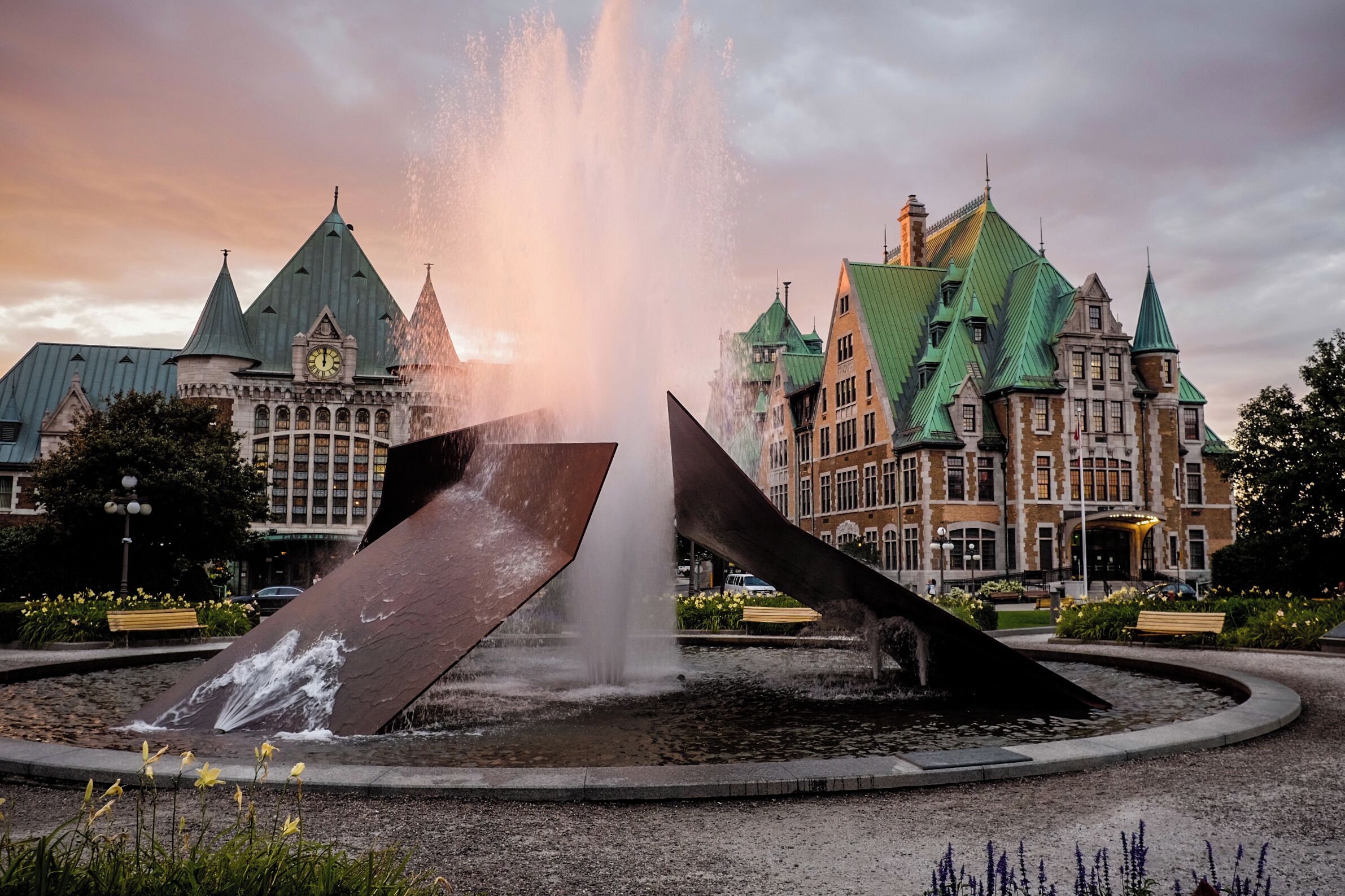 Quebec city railway station