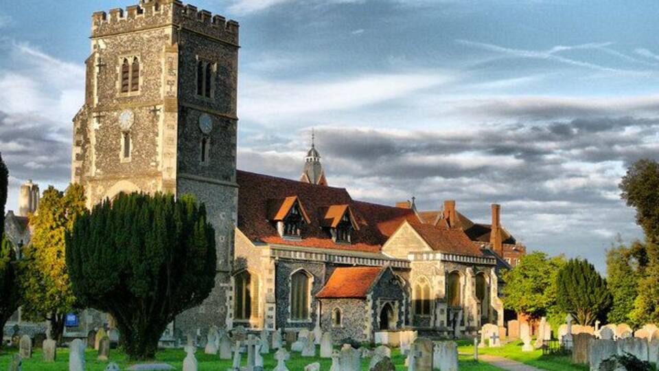 St Mary's Church, Beddington I have been up in the bell tower, not sure if i am allowed to add photos for that.
