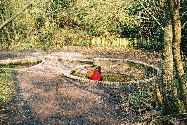 Caesar's Well, Keston, Kent. This well is the source of the River Ravensbourne
