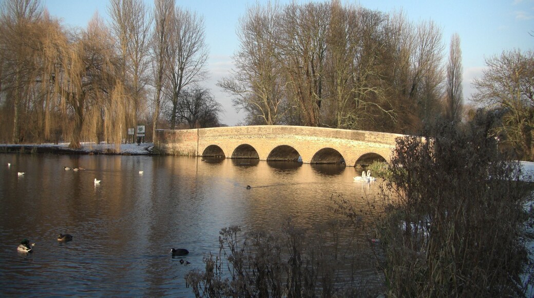 Five Arches, Foots Cray Meadows, in winter.