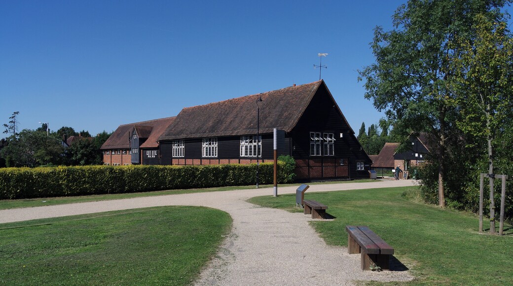 The Cow Byre café and craft shop in Ruislip, London.