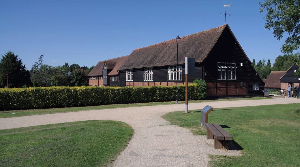 The Cow Byre café and craft shop in Ruislip, London.