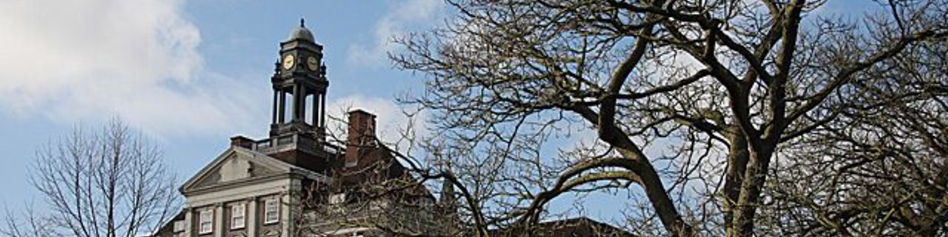Henrietta Barnett School Grammar school for girls located on Central Square, Hampstead Garden Suburb, viewed from Northway Circus.