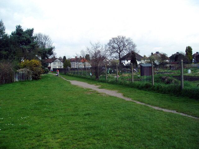 Footpath, Longlands Road allotments