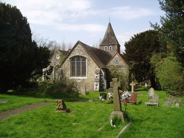 Redeemed Christian Church of God, St Paul's Cray, Kent, seen from the east. Formerly the Church of England parish church of St Paulinus.