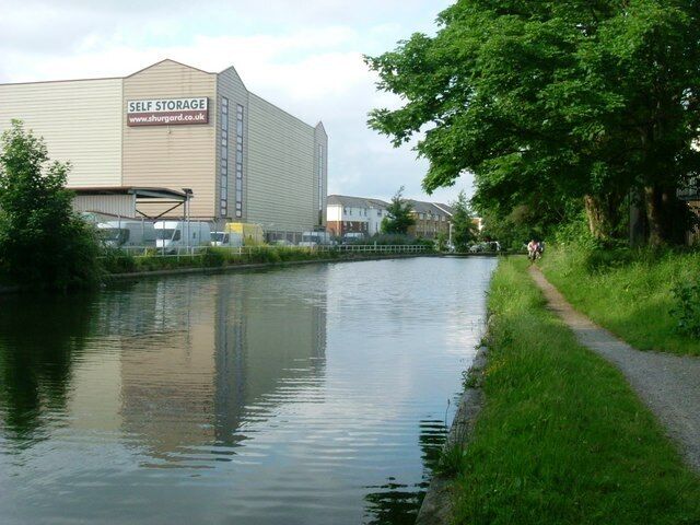 Grand Union Canal, Southall From underneath the A4020 Uxbridge Road.
