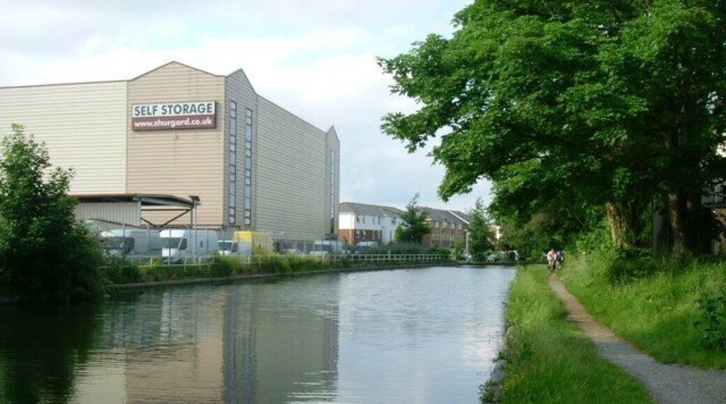 Grand Union Canal, Southall From underneath the A4020 Uxbridge Road.