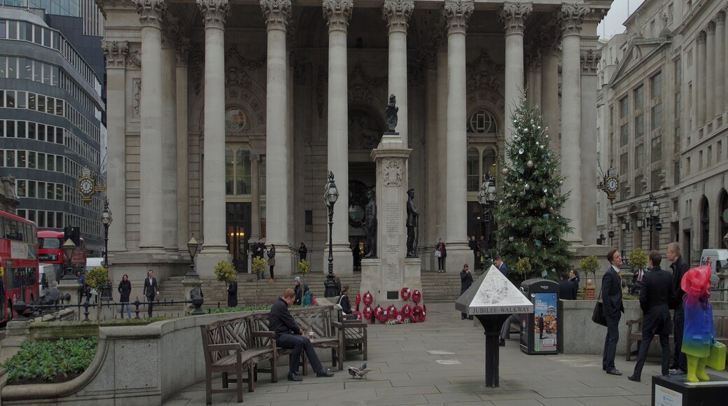 The Royal Exchange in the City of London.