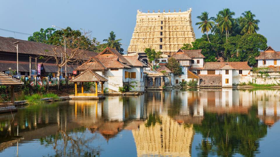 Sri Padmanabhaswamy temple in Trivandrum Kerala India