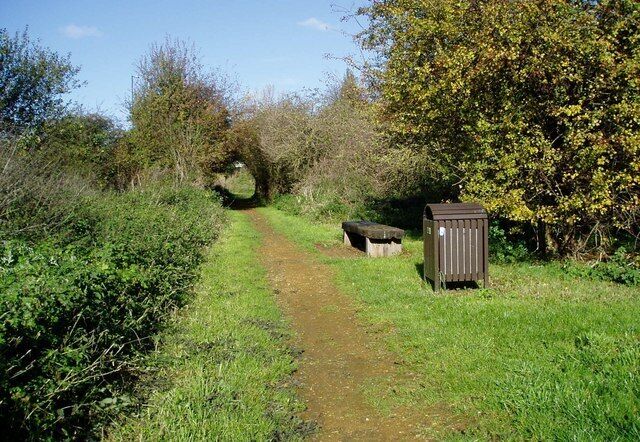Bin and Bench located in Smiths Farm Meadows.