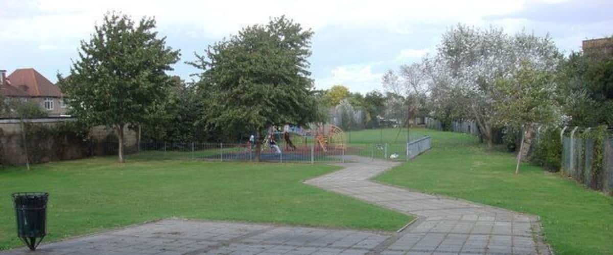 Small park just north of Hounslow East tube station