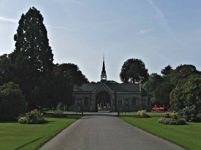 Chapel at Edmonton Cemetery, Church Street. Chapel at Edmonton Cemetery taken from the Church Street entrance.