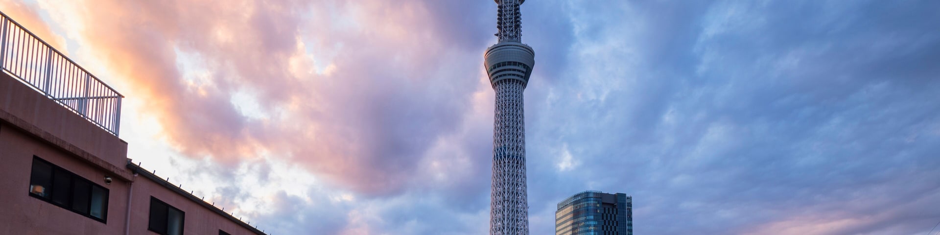 Tokyo Skytree at sunset, Tokyo, Japan