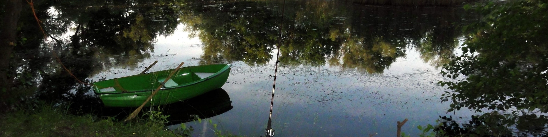 Paaren (Potsdam): Angeln an den Löchern des Rieswerder-Stich