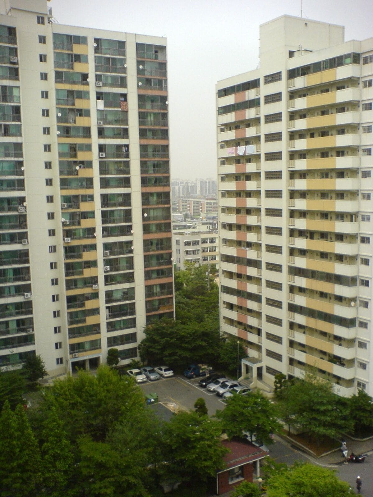 일신 주공 아파트에서 바라 본 부천