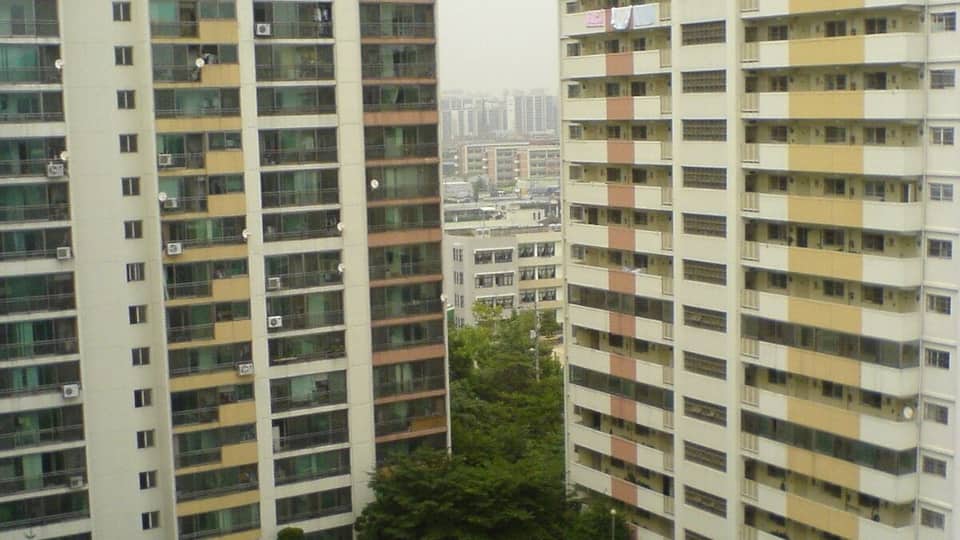 일신 주공 아파트에서 바라 본 부천