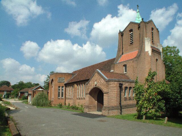 St George's parish church, Elstan Way, Monk's Orchard, Shirley, south London (formerly Surrey)