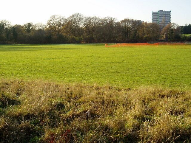 Hanwell Cricket Club ground St. Andrews Tower can be seen in the background.