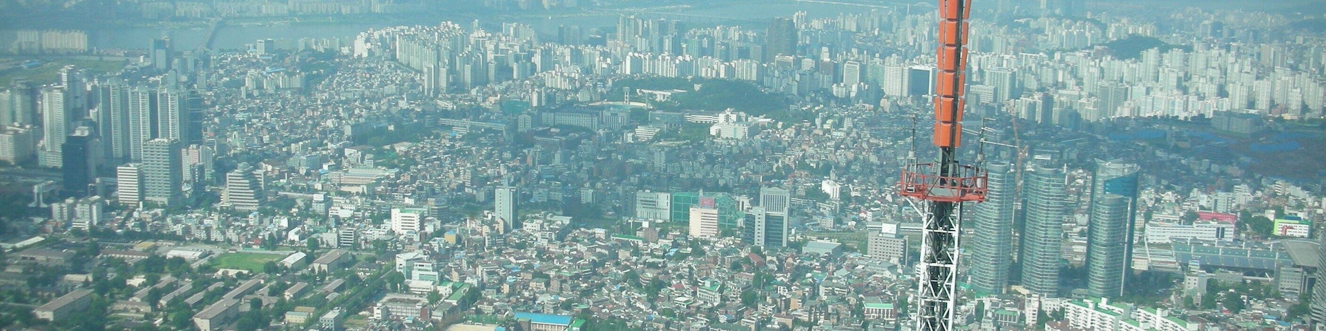 Seoul City from Seoul Tower 서울