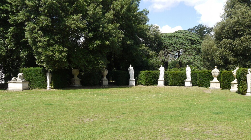 A group of statues in Chiswick House grounds, London