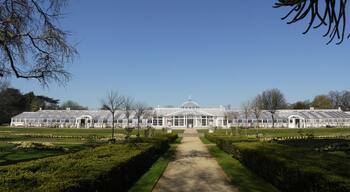 The conservatory at Chiswick House. This is a panorama from 2 photos.