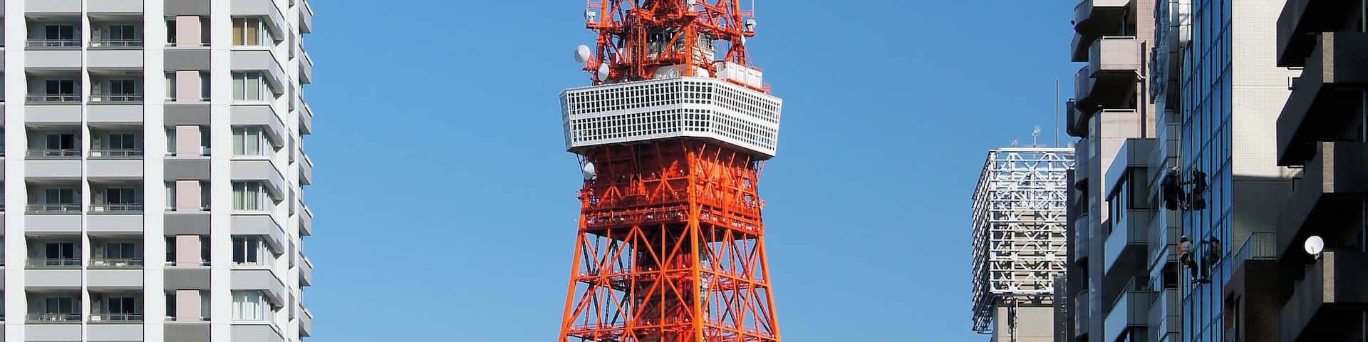 桜田通り 三田国際ビルヂング前より撮影した東京タワー