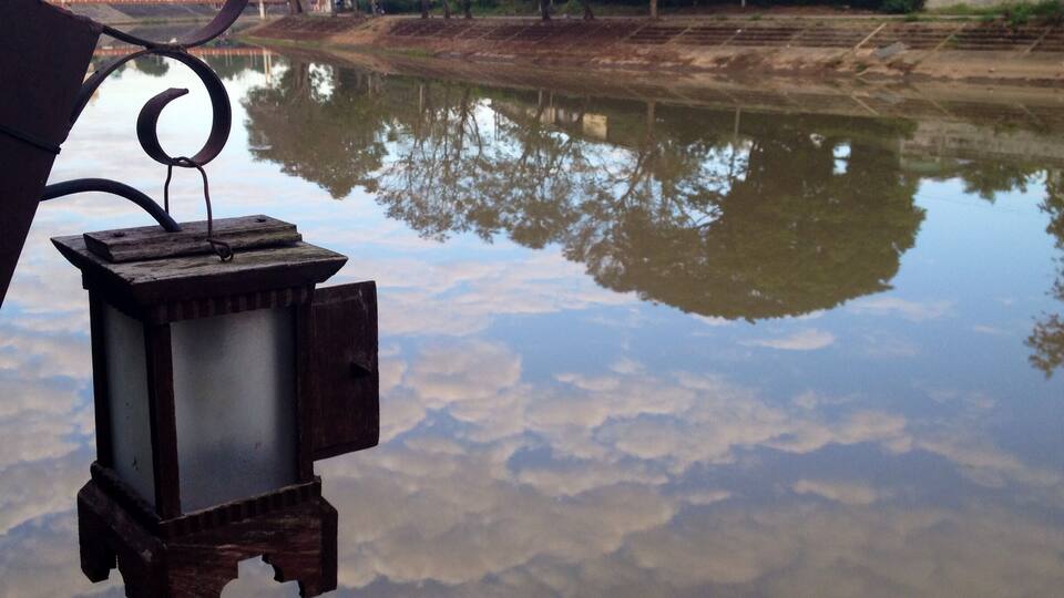 ทิวทัศน์แม่น้ำวัง ยามเช้า