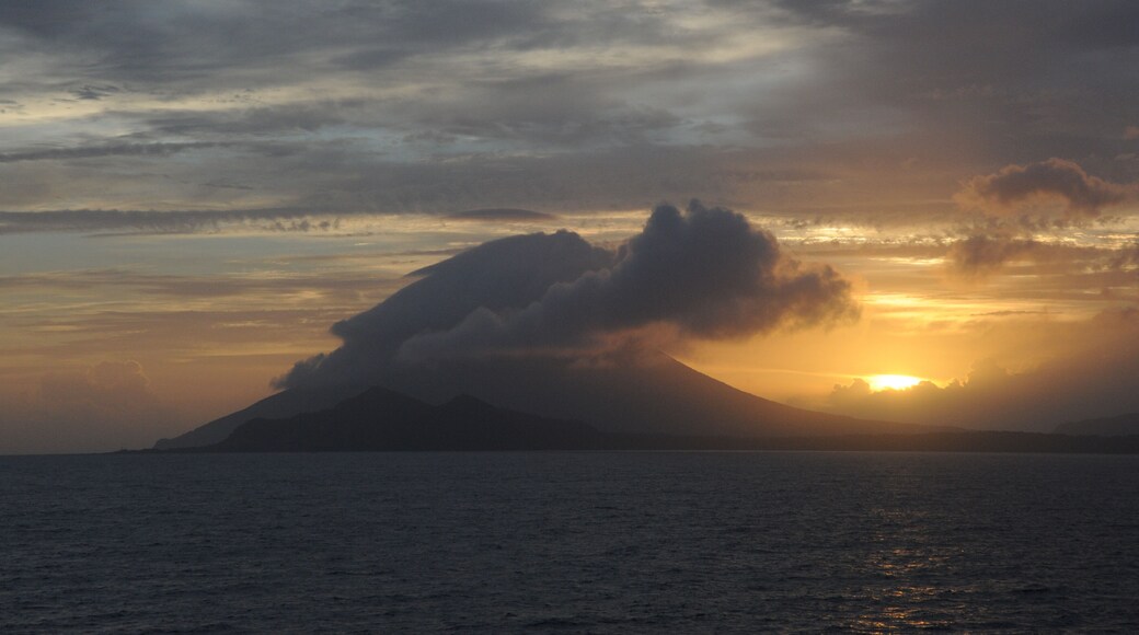 Sunset with Mount Kaimon.