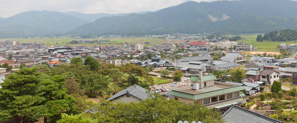 View of Sakai City, Fukui Prefecture, Japan