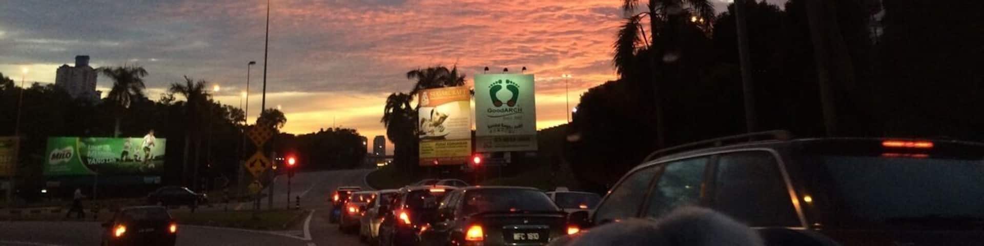 Sky view at Lebuhraya Bukit Jalil, Kuala Lumpur