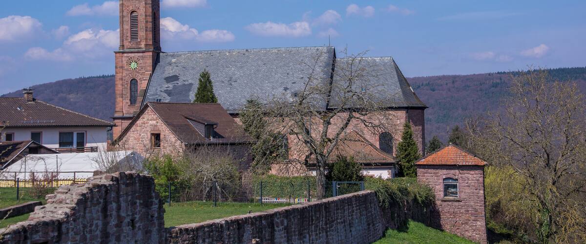 Neckargemünd/Dilsberg, Baden-Württemberg, catholic church